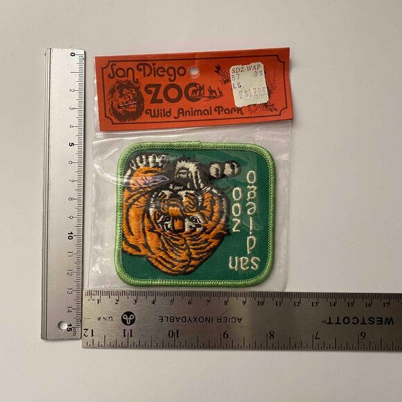 Vintage San Diego Zoo Patch Tiger - Picture 1 of 4